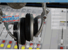 Tablet Screenshot of davidwebbshow.com